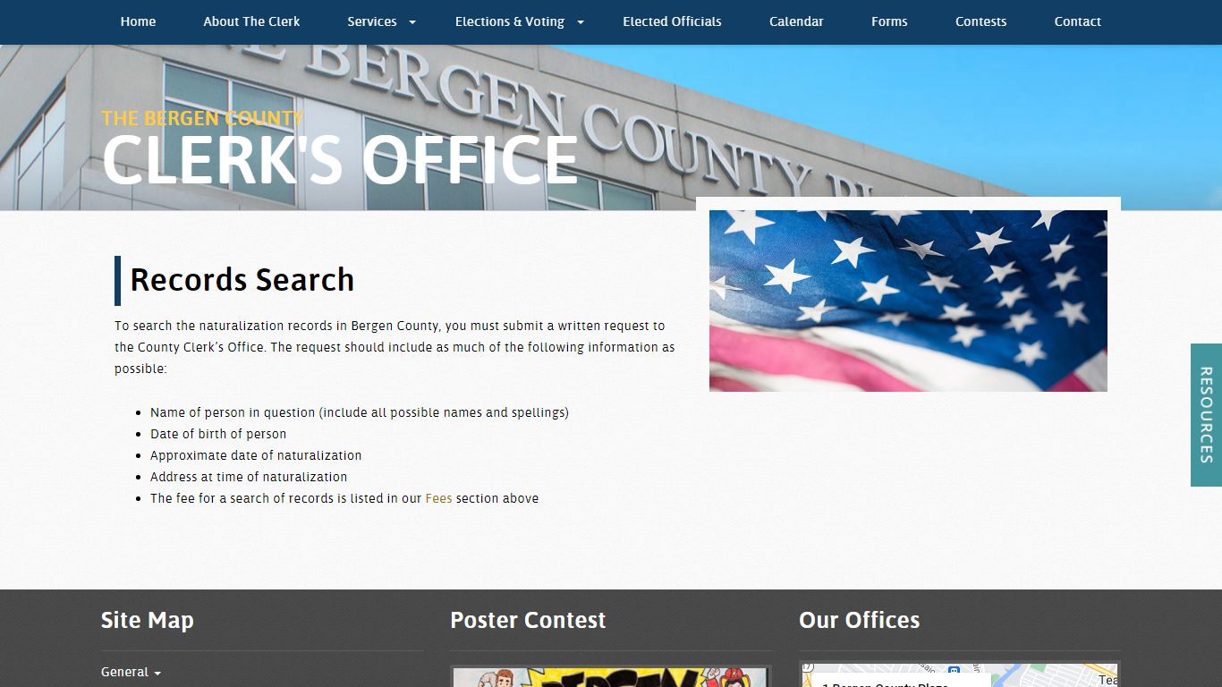 Bergen County Clerk - Records Search